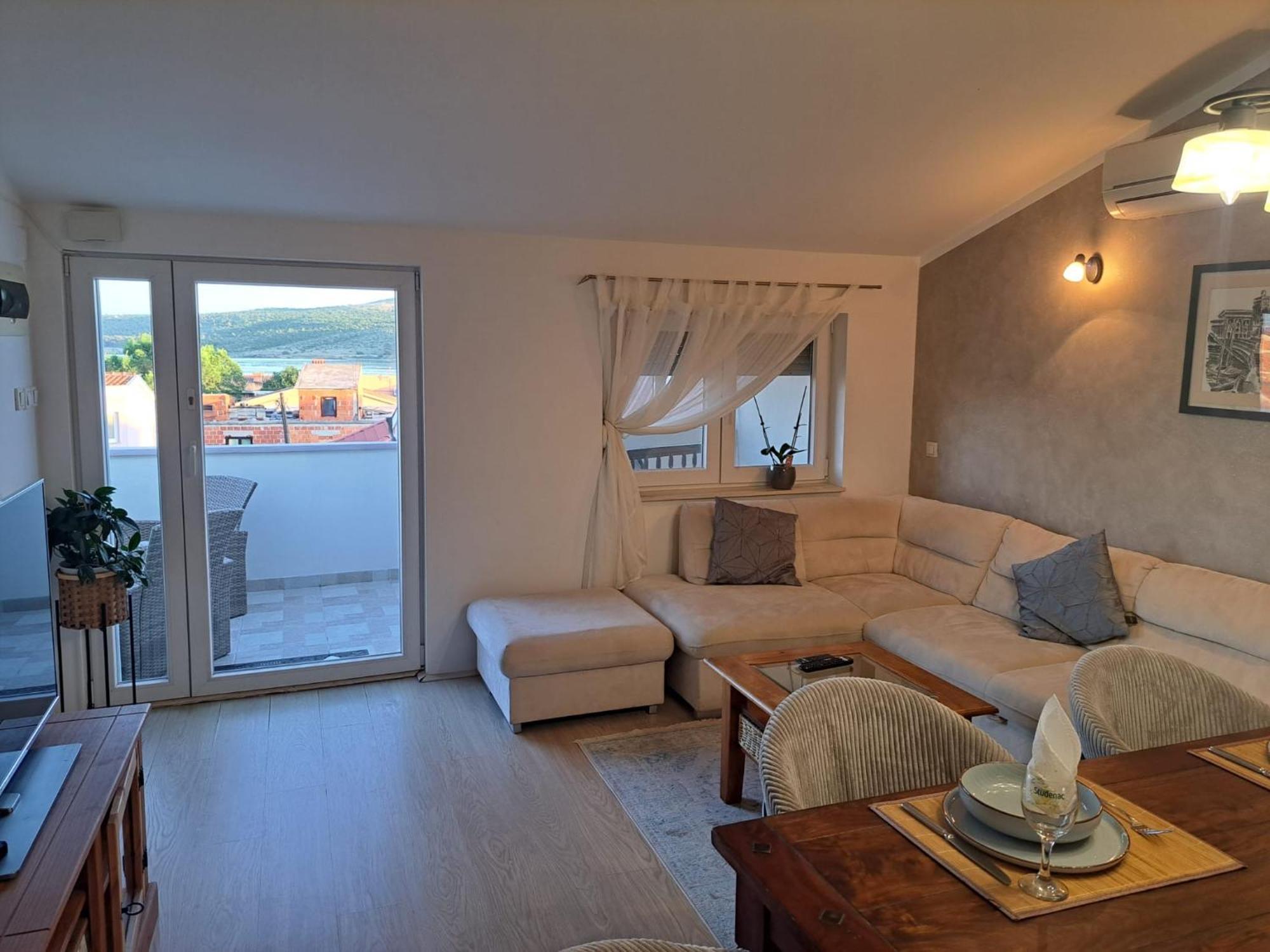 Apartman Lucia Posedarje Esterno foto