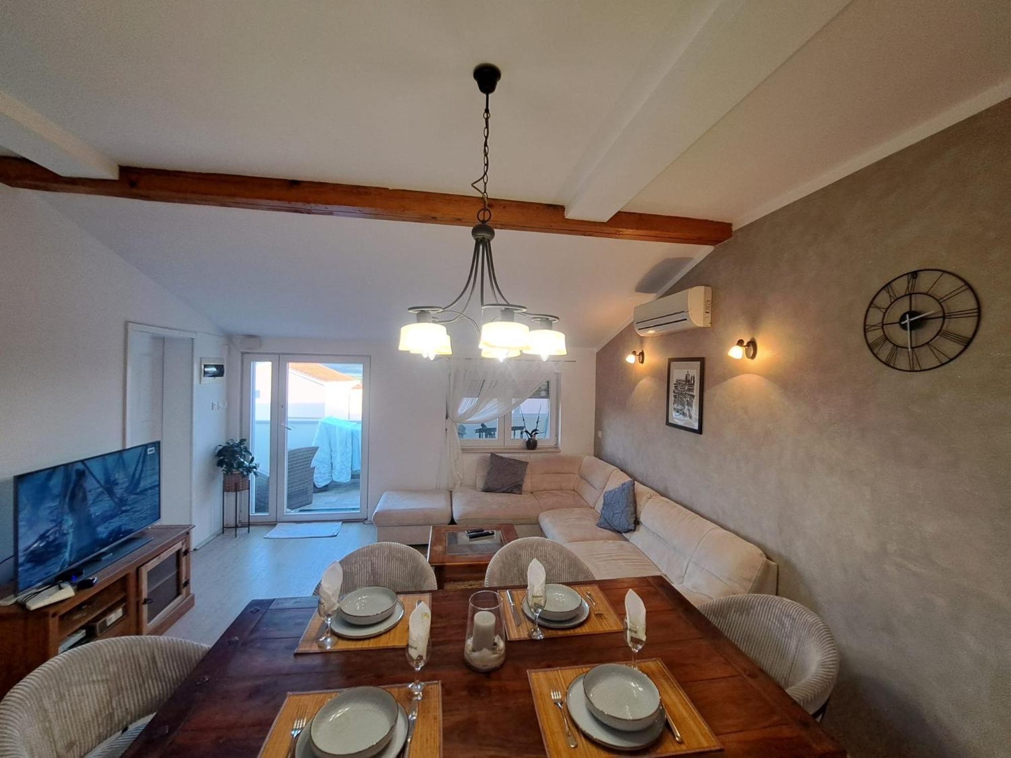 Apartman Lucia Posedarje Esterno foto